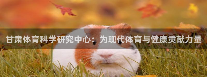 甘肃体育科学研究中心：为现代体育与健康贡献力量