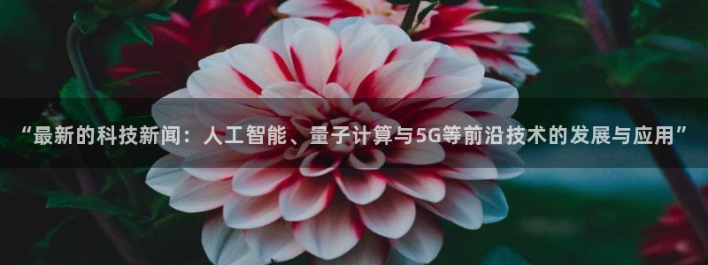 “最新的科技新闻：人工智能、量子计算与5G等前沿技术的发展与应用”
